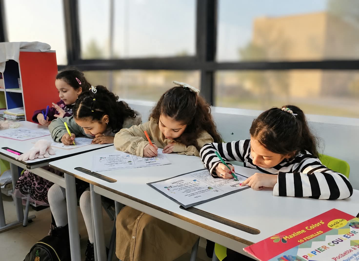Élèves du primaire à Univers des Sciences